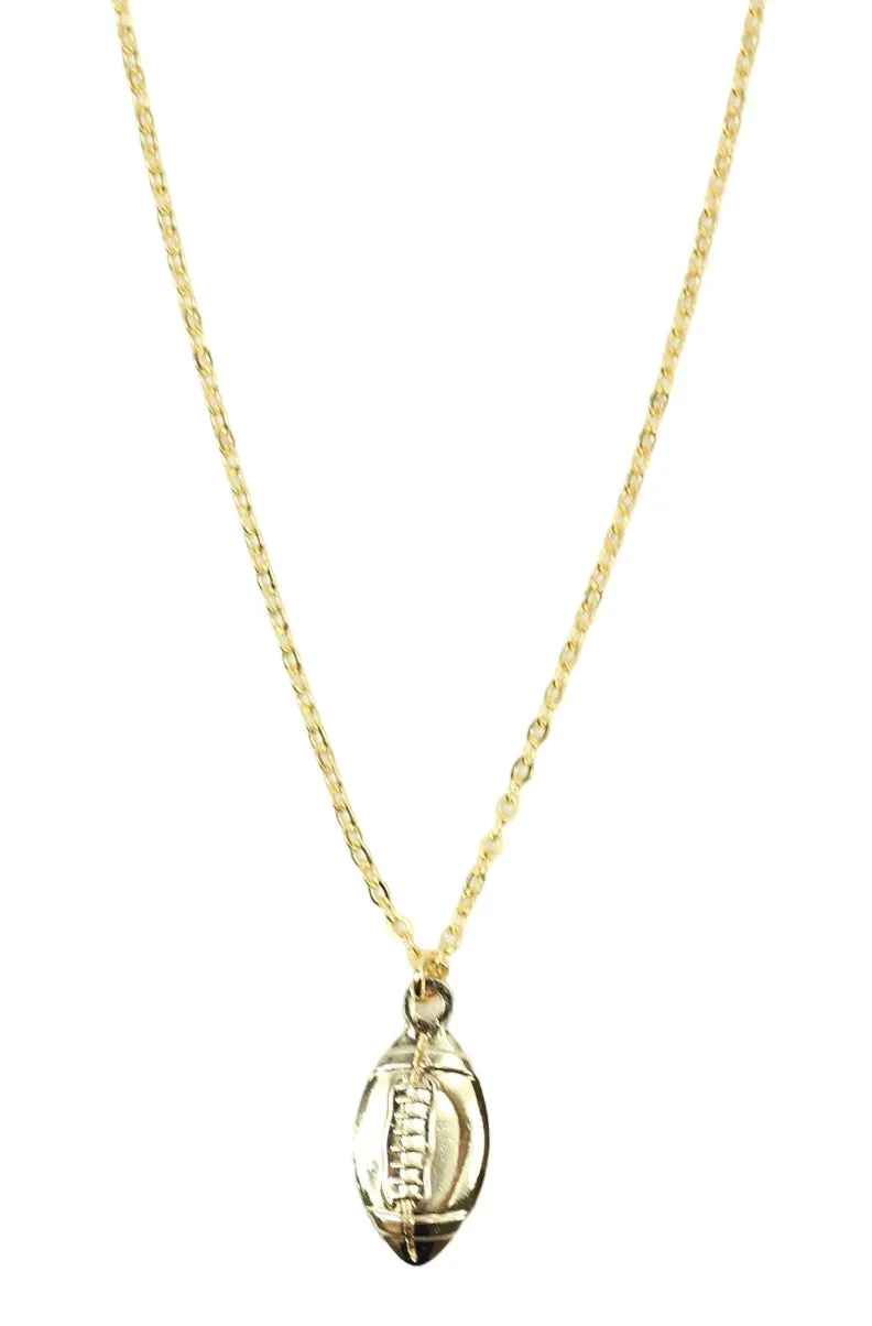 The Football Necklace sold by Bourbon and Bowties