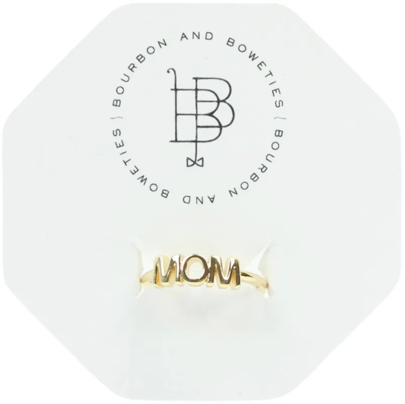 The MOM Ring sold by Bourbon and Bowties