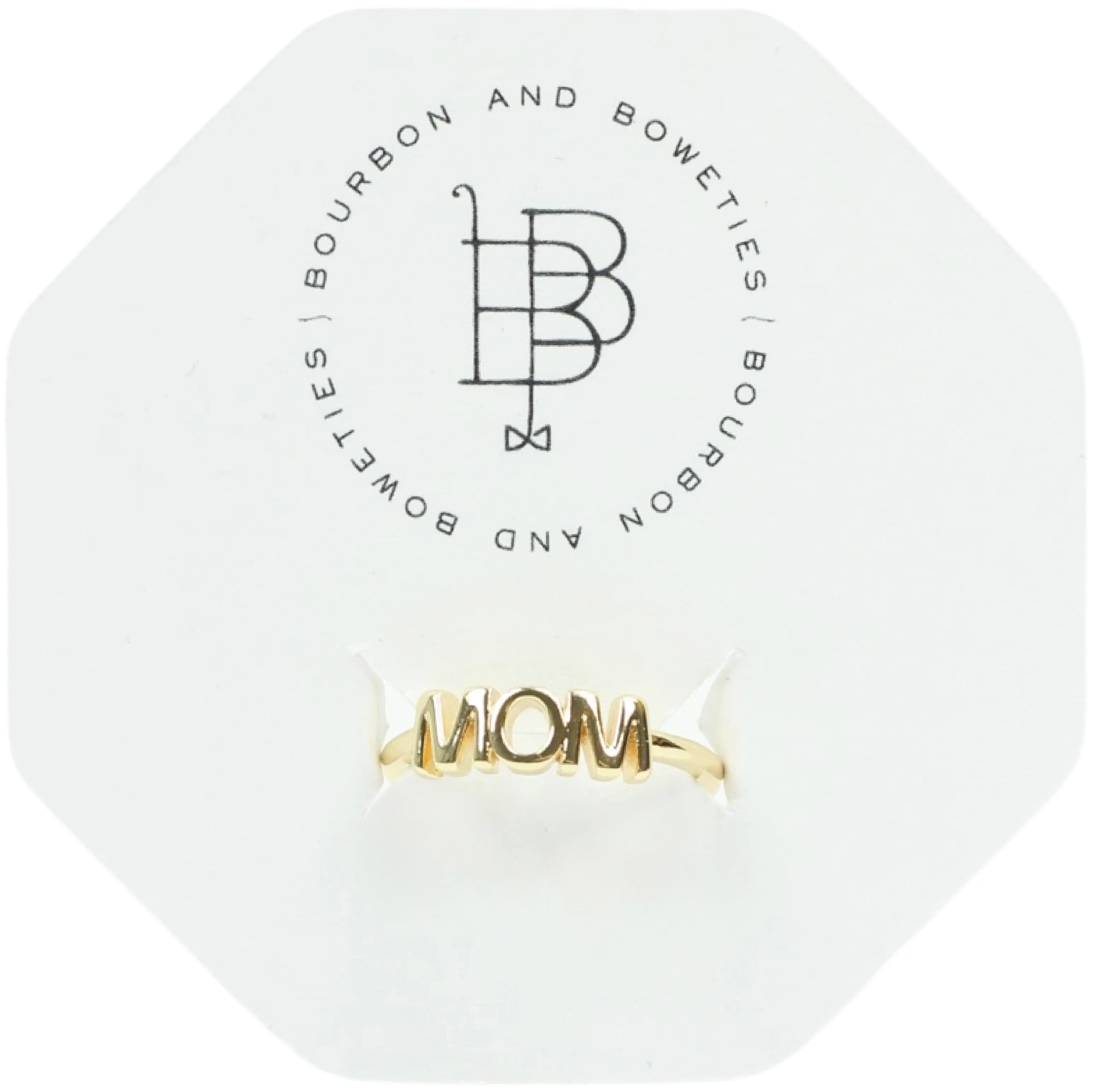The MOM Ring sold by Bourbon and Bowties