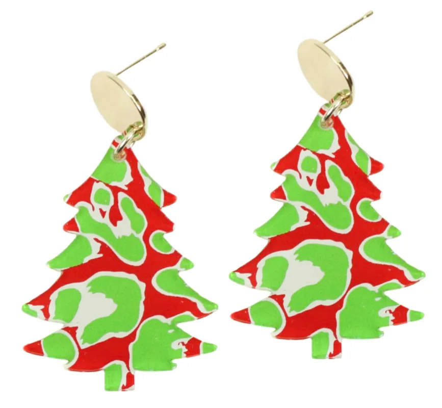 The Grinchmas Earring made by Bourbon and Bowties