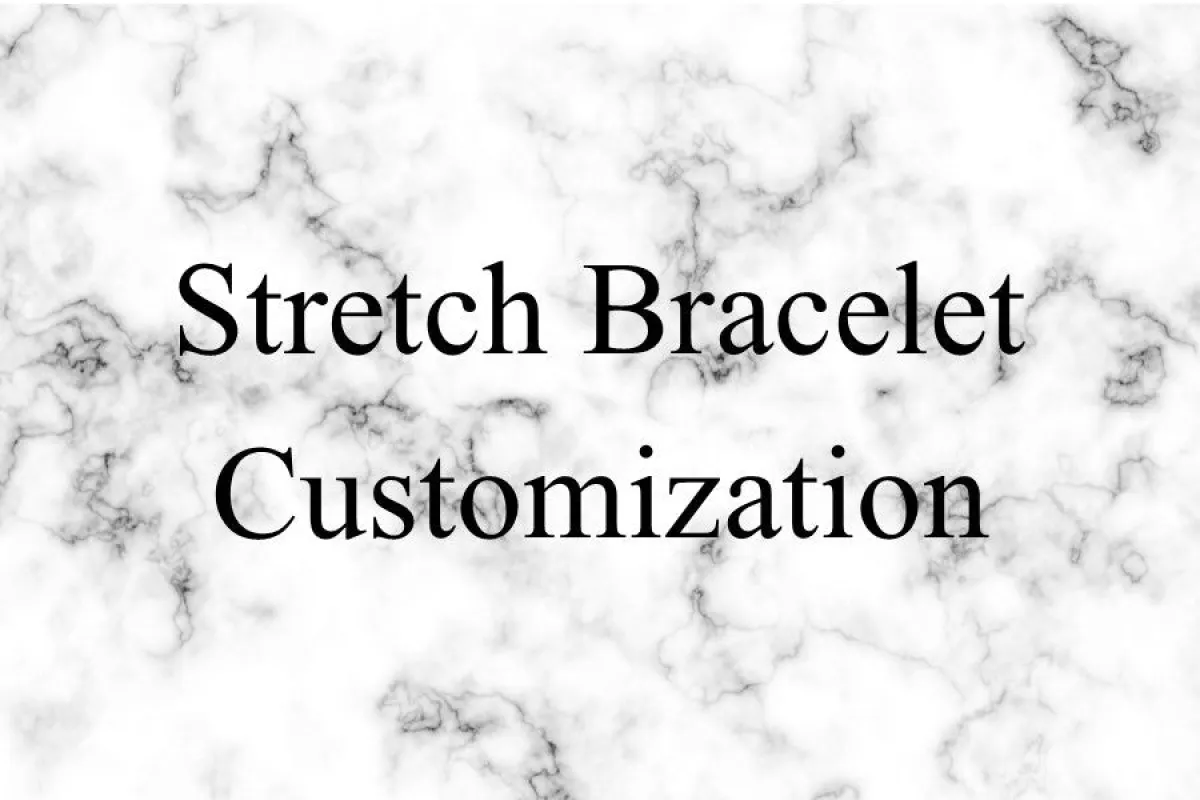 Stretch Bracelet Customization sold by Bourbon and Bowties