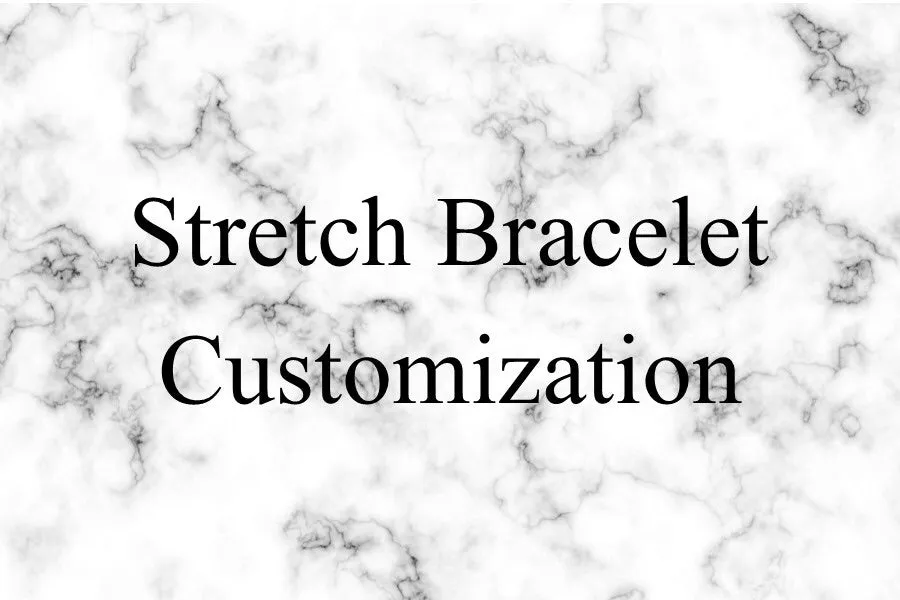 Stretch Bracelet Customization sold by Bourbon and Bowties