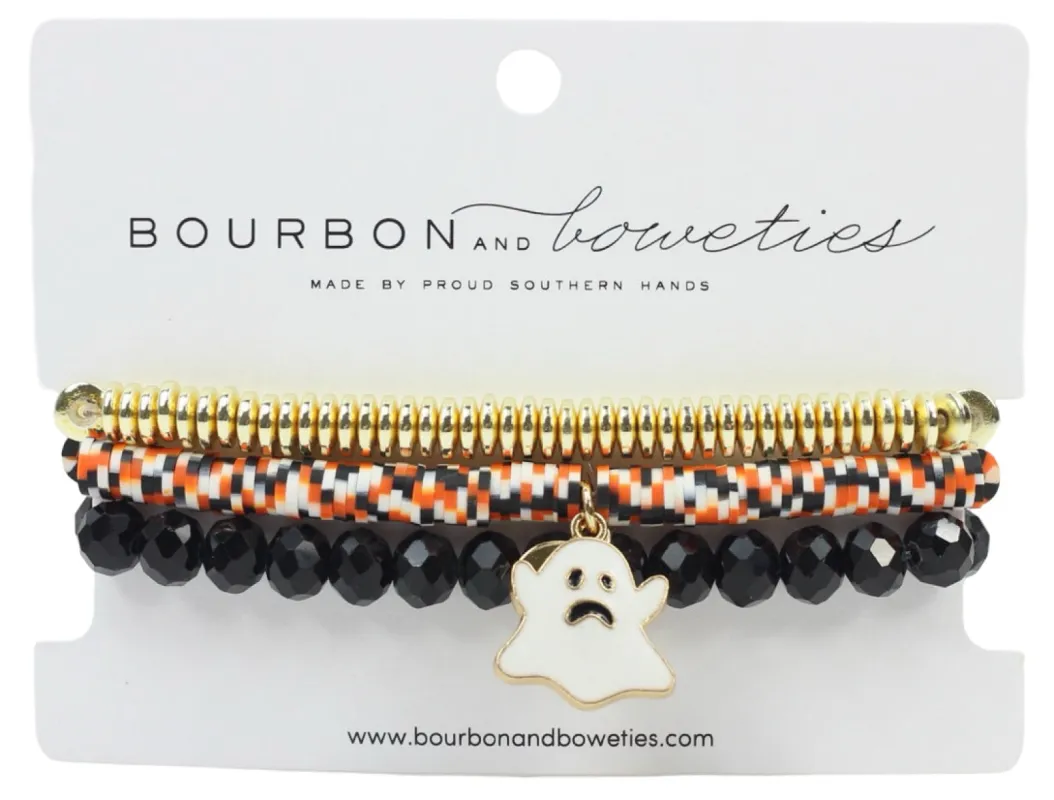 The Ghost Stretchy Stack - Black sold by Bourbon and Bowties