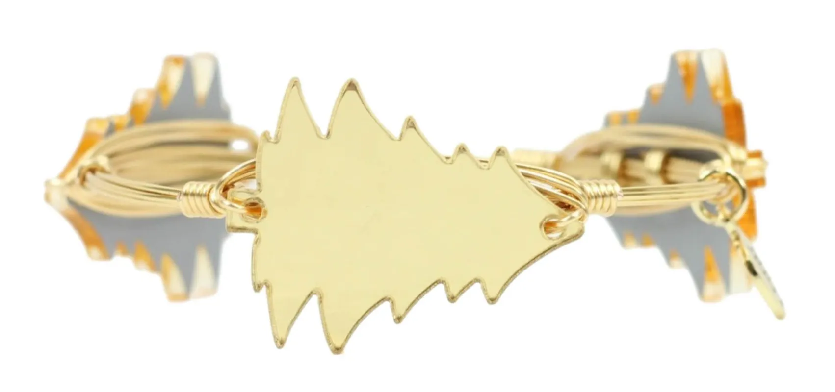 Merry & Bright Tree Bangle Bracelet sold by Bourbon and Bowties