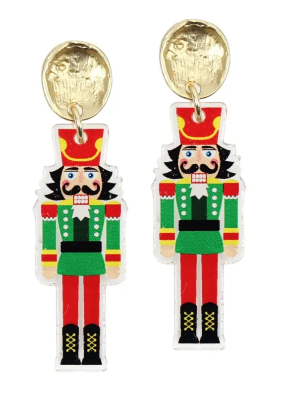 The Nutcracker Earring - Green sold by Bourbon and Bowties