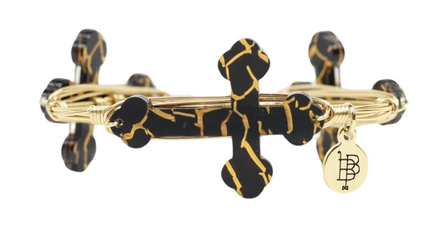 The Goldie Bangle Bracelet sold by Bourbon and Bowties