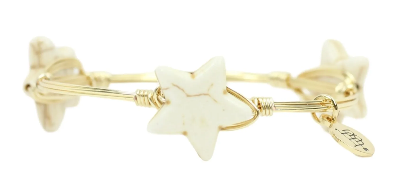 White Star Bangle Bracelet sold by Bourbon and Bowties