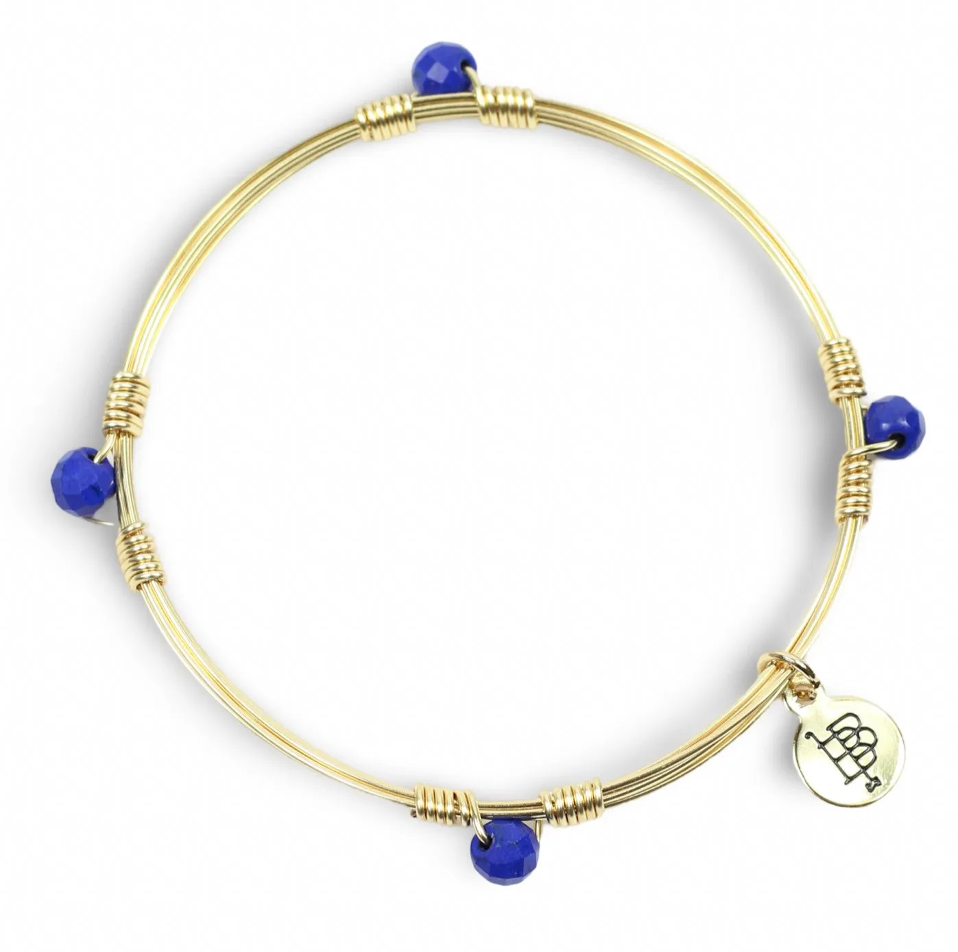 The Morgan Bangle - Blue sold by Bourbon and Bowties