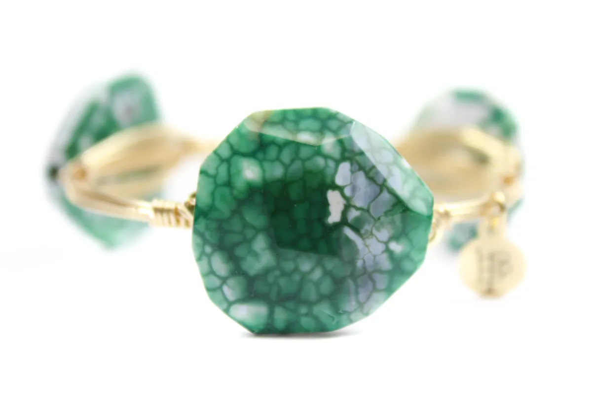 The Rosalee Bangle Bracelet sold by Bourbon and Bowties