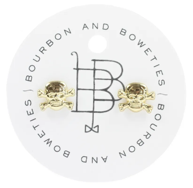 Skull Stud Earring sold by Bourbon and Bowties