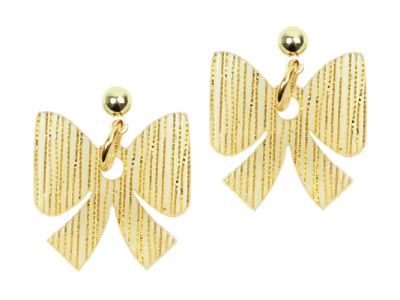 The Gold Bow Earring sold by Bourbon and Bowties