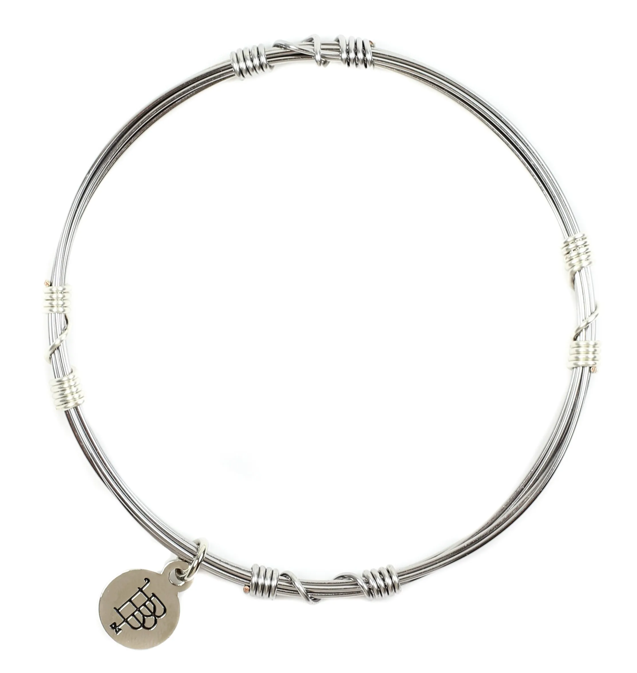 Mixed Metal Bangle Stacker sold by Bourbon and Bowties product image thumbnail 5