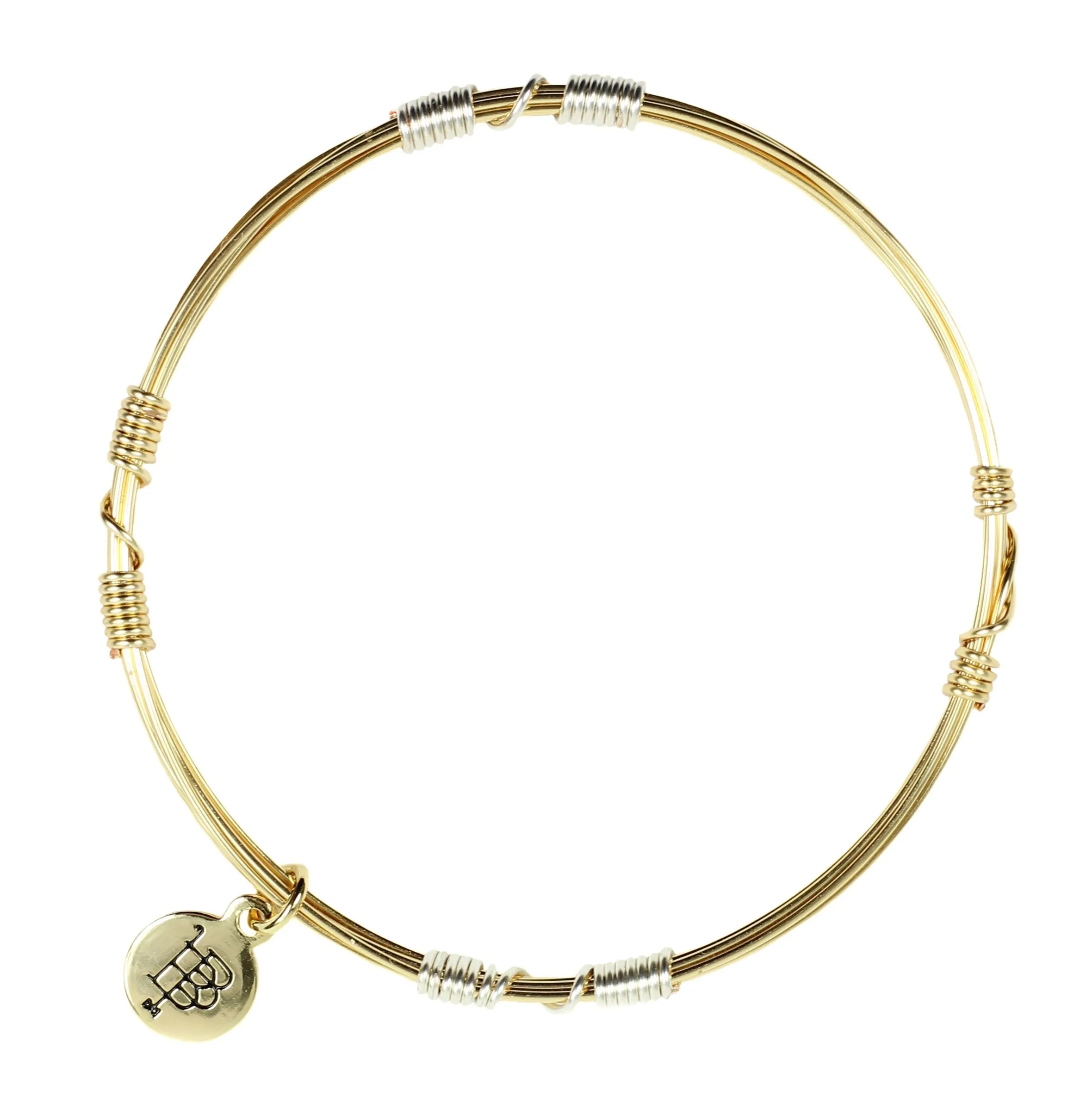 Mixed Metal Bangle Stacker sold by Bourbon and Bowties product image thumbnail 4