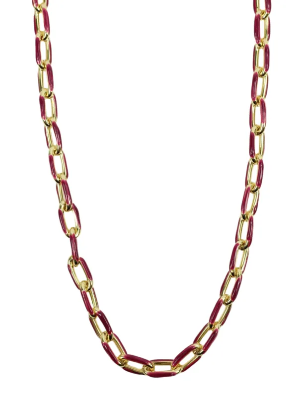 The Lennox Necklace - Garnet sold by Bourbon and Bowties