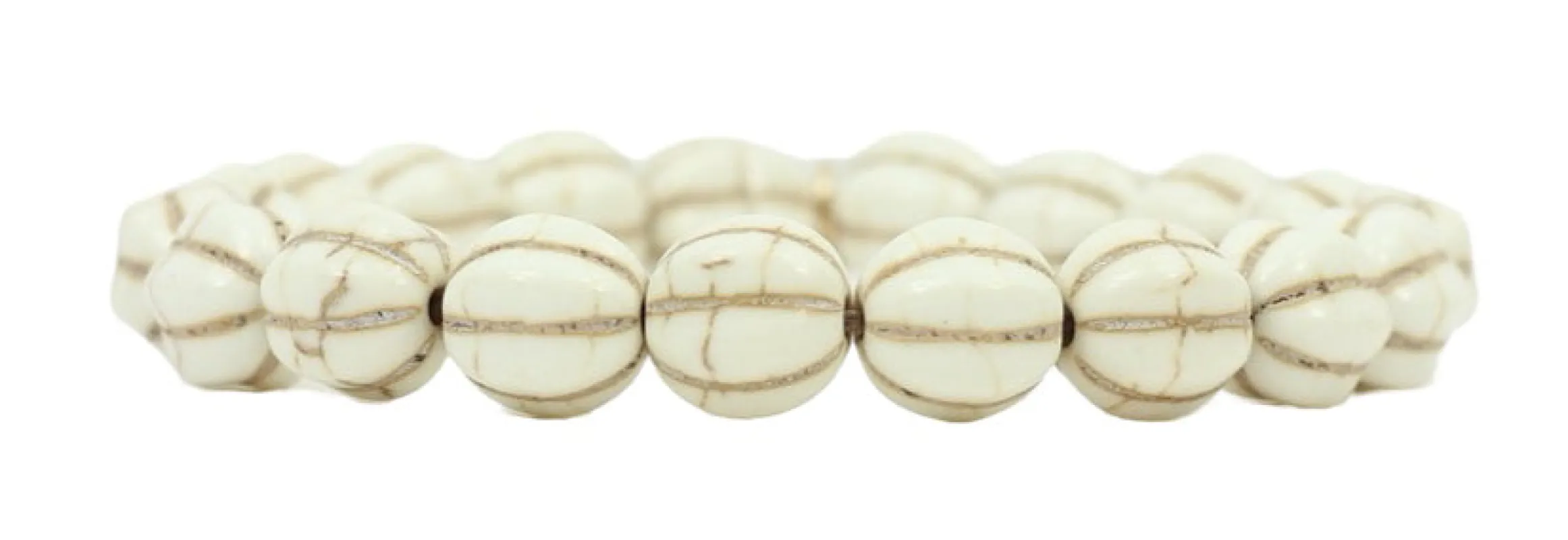 White Oval Pumpkin Stacker sold by Bourbon and Bowties