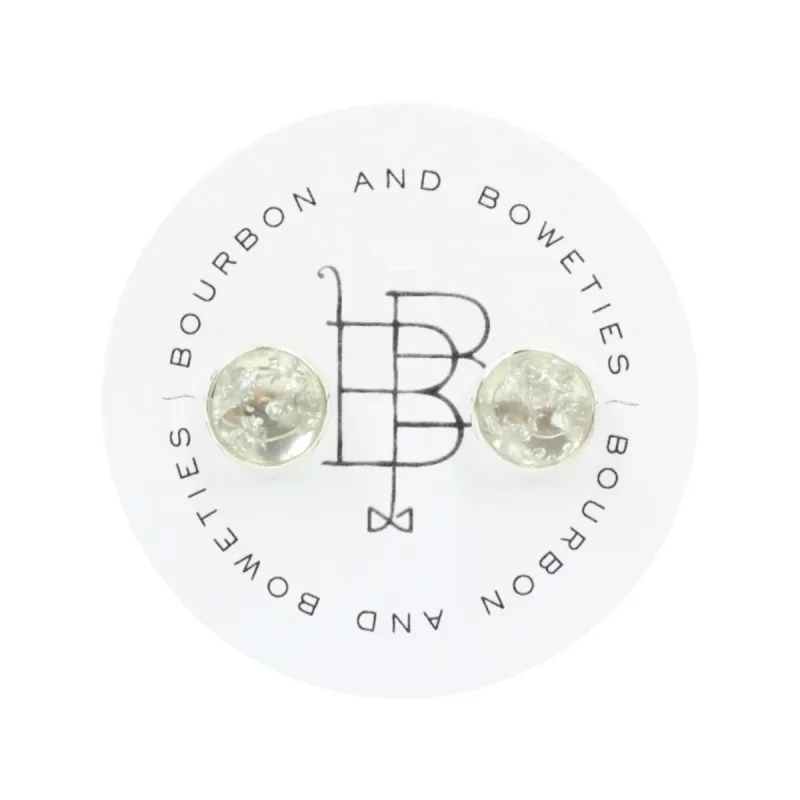 The Stella Stud Earring - Silver sold by Bourbon and Bowties