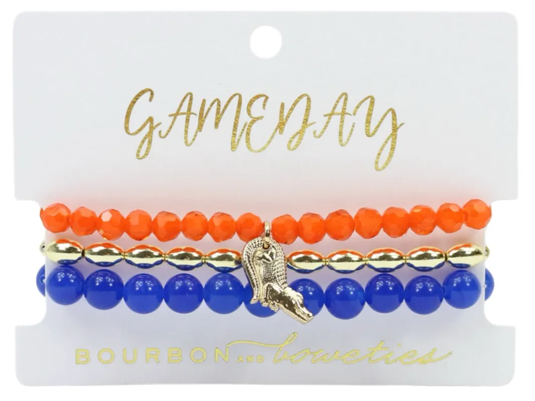 Gameday Stretchy Stack - Gator sold by Bourbon and Bowties