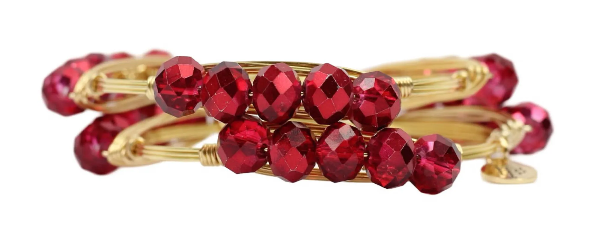 Vampire Red BOGO Millie Bangle sold by Bourbon and Bowties