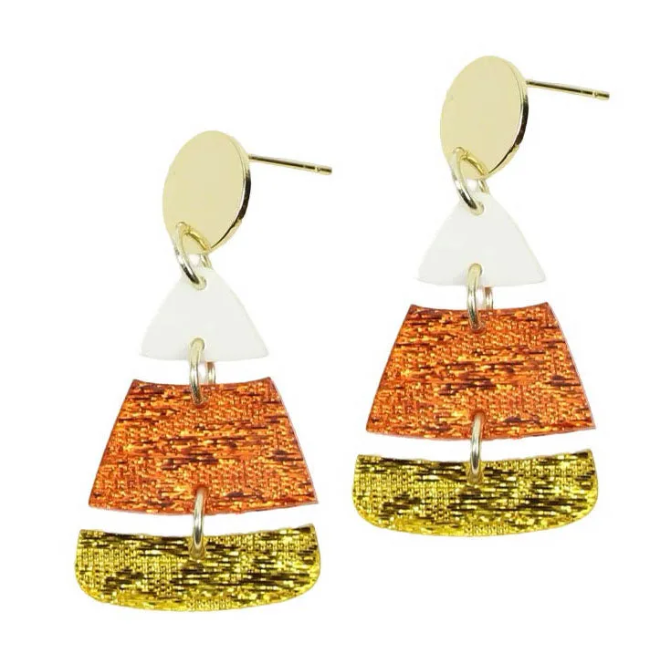 The Candy Corn Earring sold by Bourbon and Bowties