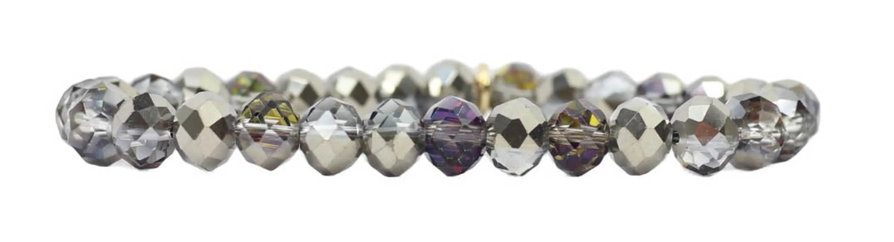 Charcoal Stacker Stretch Bracelet sold by Bourbon and Bowties