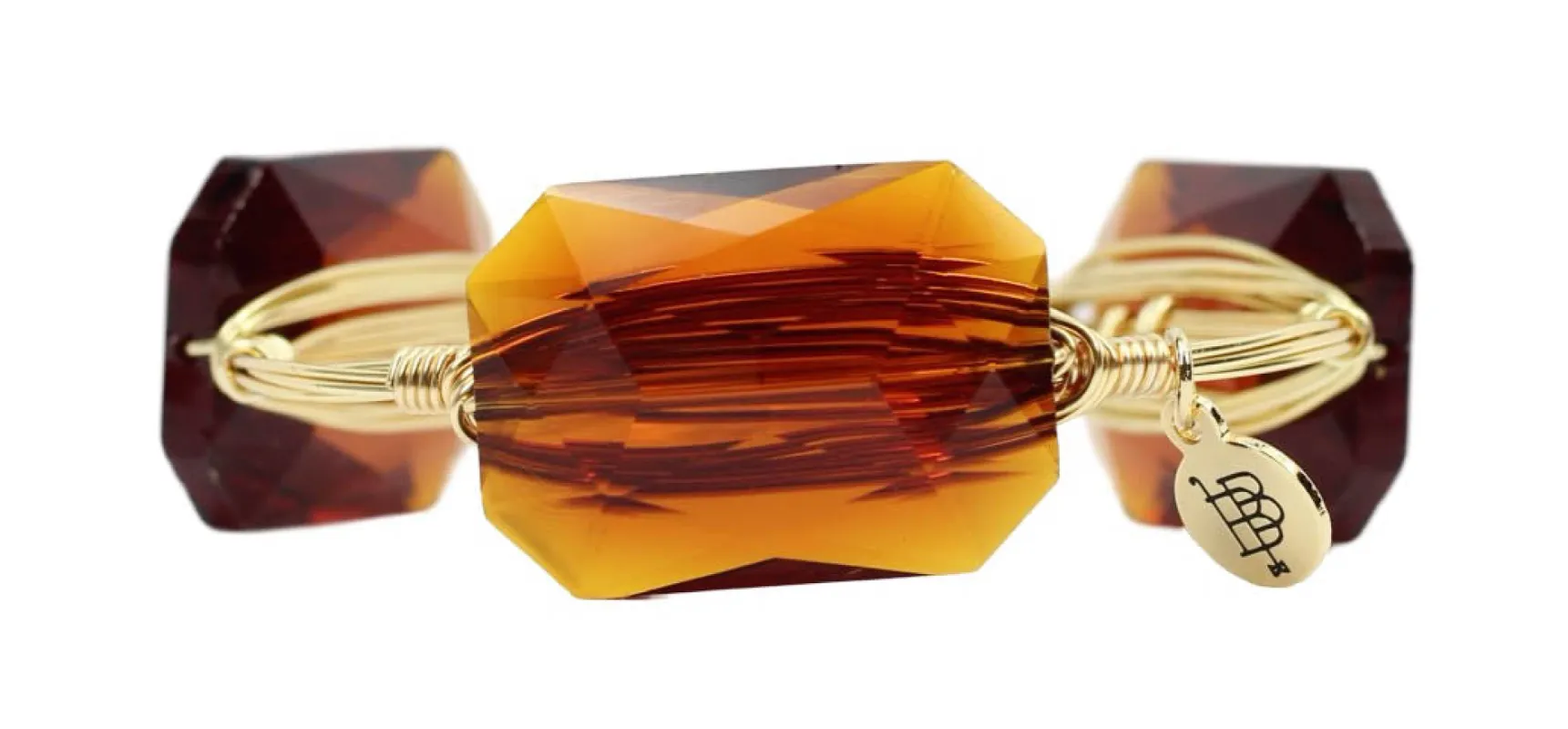 Brown Sugar Spice Bangle Bracelet sold by Bourbon and Bowties