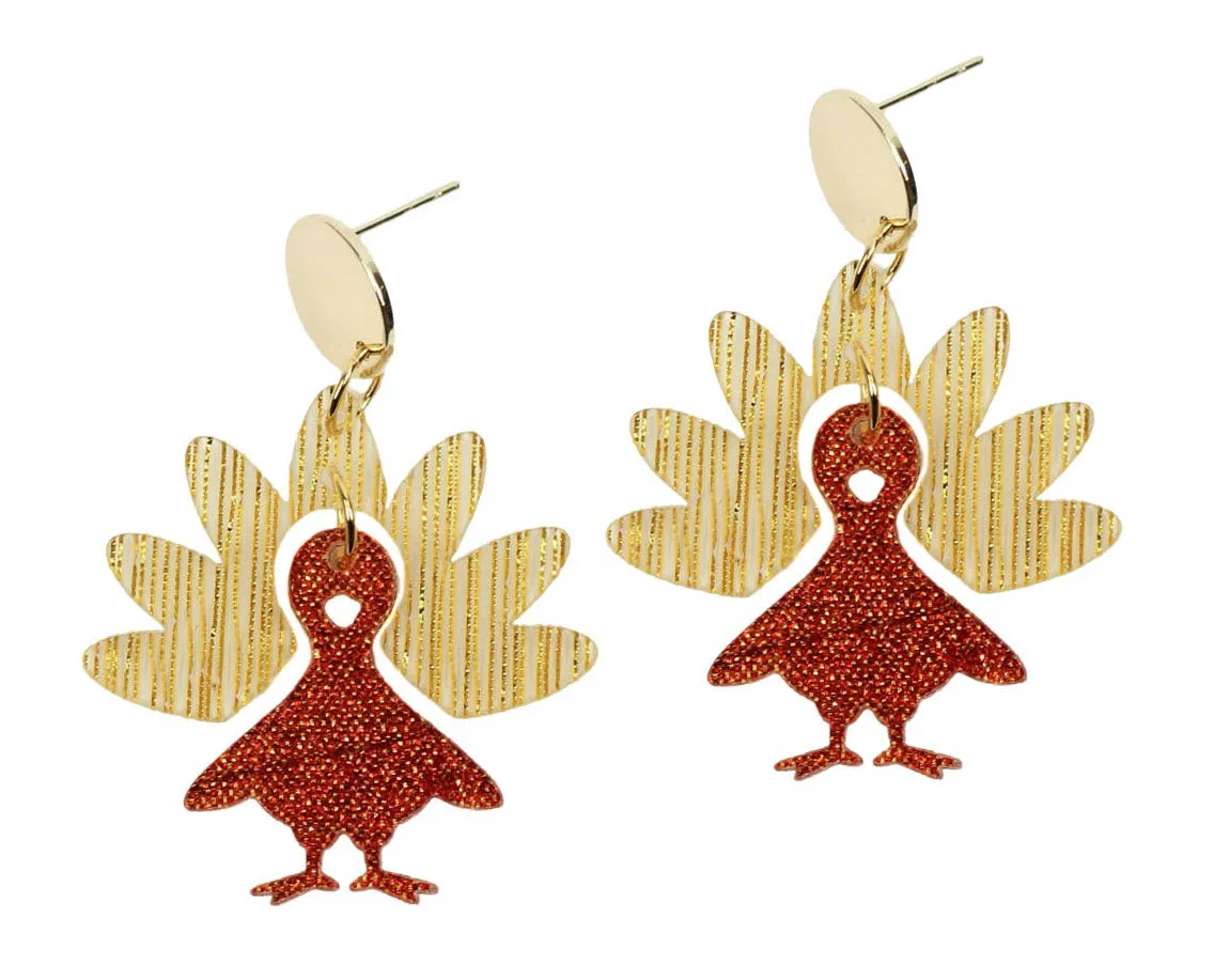 Turkey Earring sold by Bourbon and Bowties