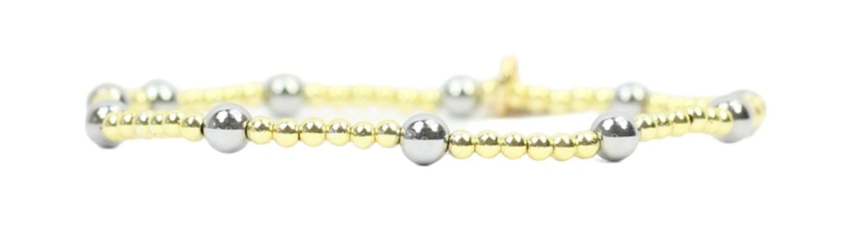 Stacker Stretch Bracelet - Mixed Metal sold by Bourbon and Bowties