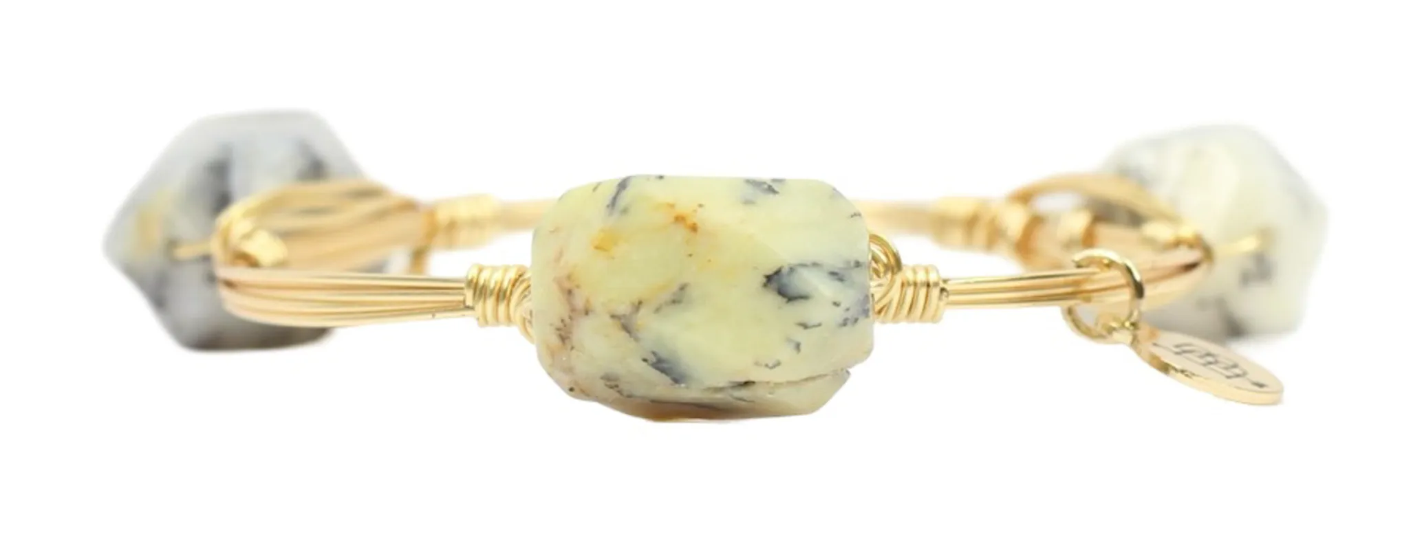 Banana Bread Bangle Bracelet sold by Bourbon and Bowties