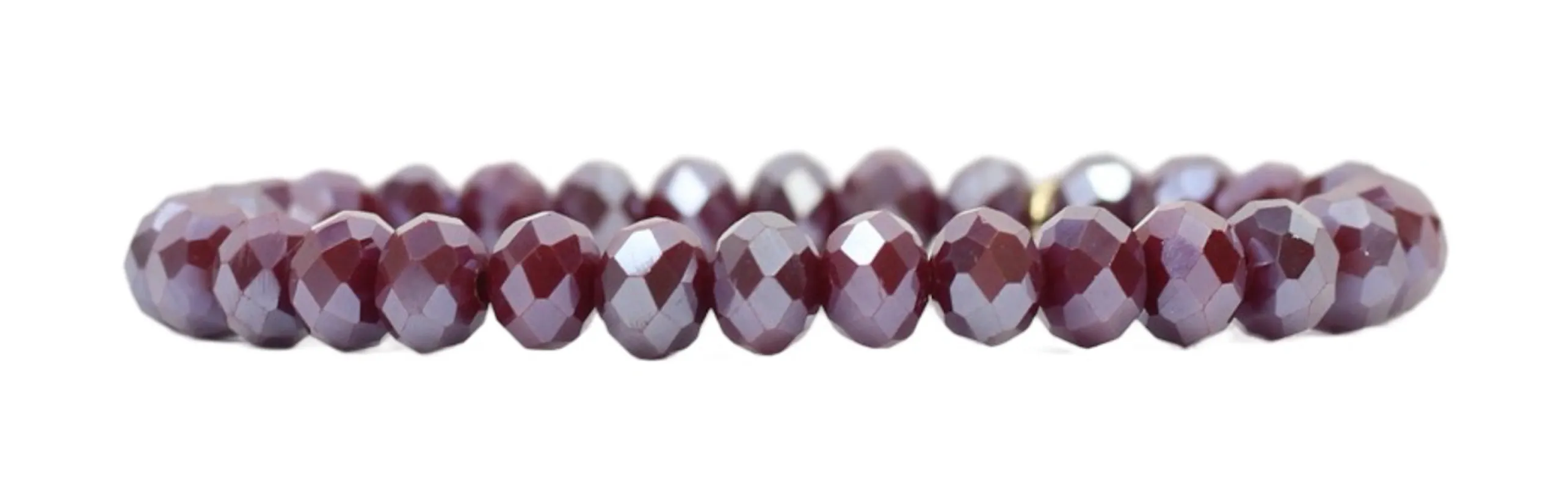 Stacker Stretch Bracelet - Black Cherry sold by Bourbon and Bowties