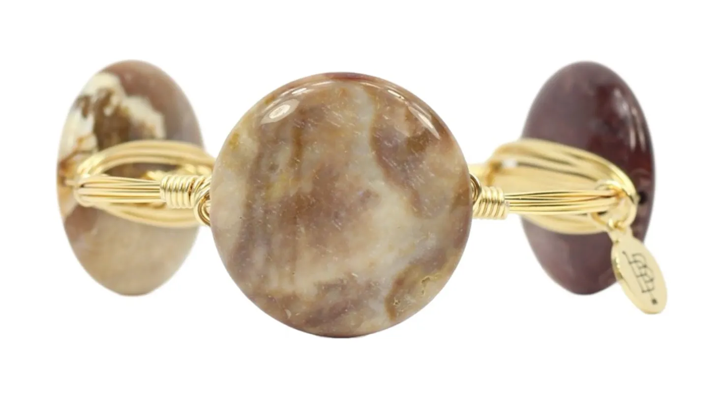 Driftwood Canyon Bangle Bracelet sold by Bourbon and Bowties