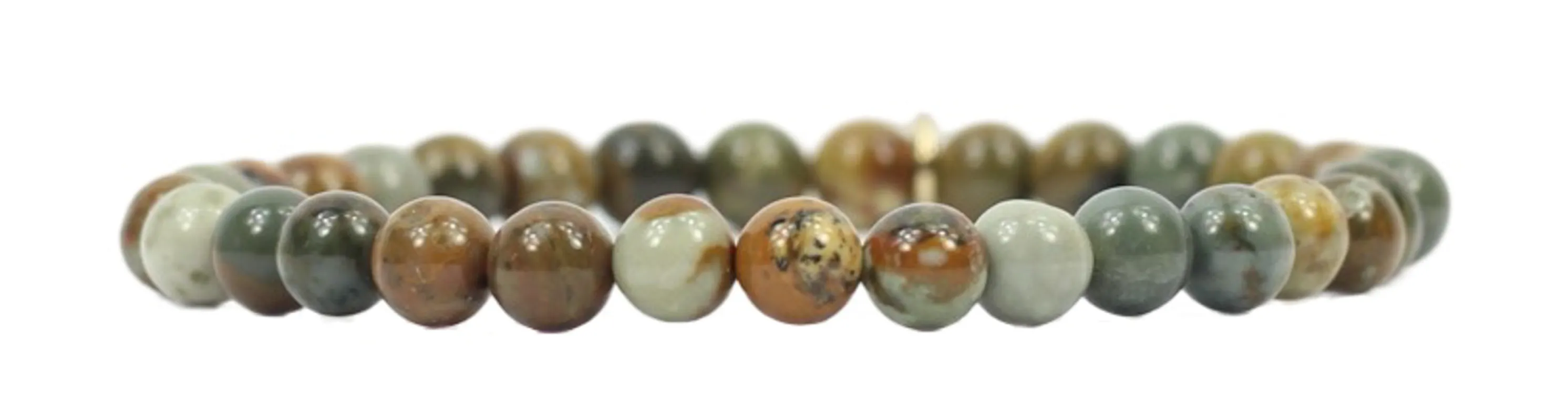 Stacker Stretch Bracelet - Ocean Jasper sold by Bourbon and Bowties