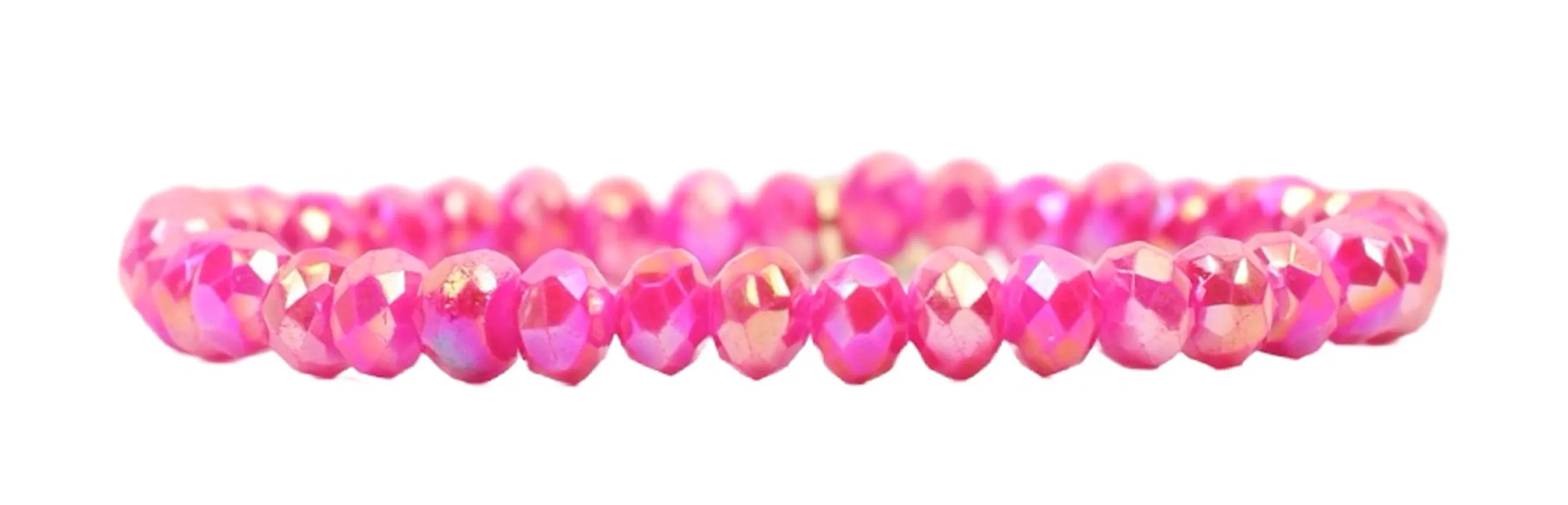 Stacker Stretch Bracelet - Pink Aurora sold by Bourbon and Bowties