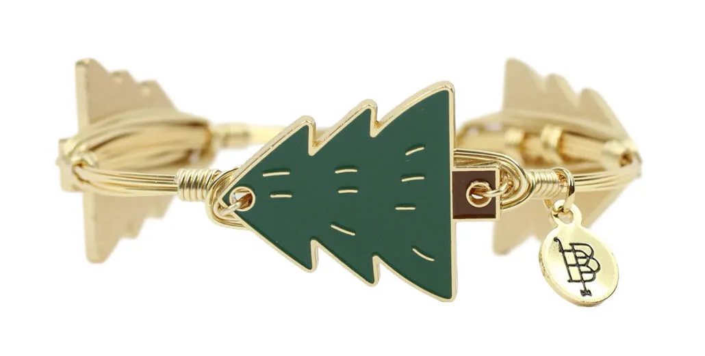 Alpine Tree Bangle Bracelet sold by Bourbon and Bowties