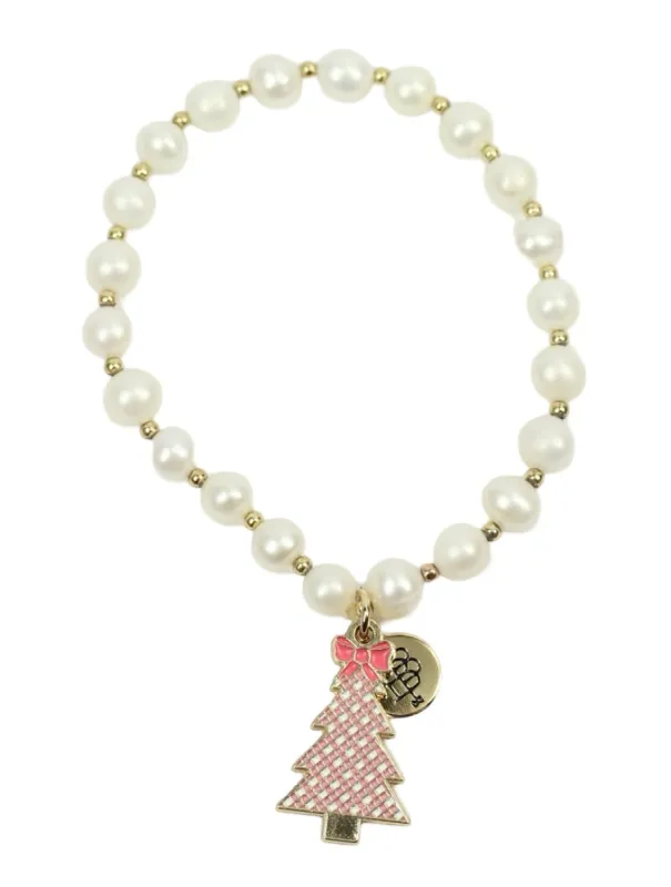 Pearl Kendley with Gingham Tree Charm sold by Bourbon and Bowties