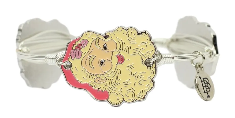 Retro Santa Bangle Bracelet - Pink sold by Bourbon and Bowties product image thumbnail 2