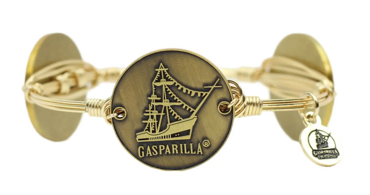 The Official 2025 Gasparilla Bangle Bracelet sold by Bourbon and Bowties