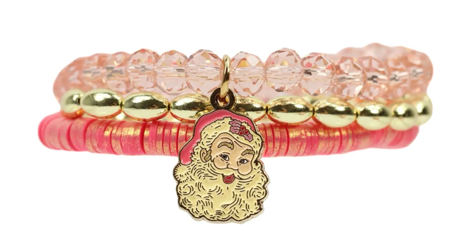The Retro Stretchy Stack - Pink sold by Bourbon and Bowties