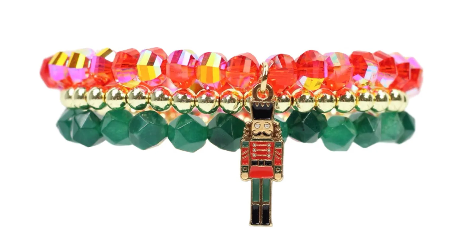 The Traditional Nutcracker Stretchy Stack sold by Bourbon and Bowties