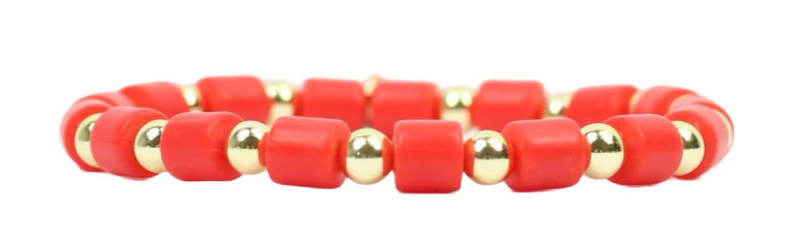 Stacker Stretch Bracelet - Red Hot sold by Bourbon and Bowties