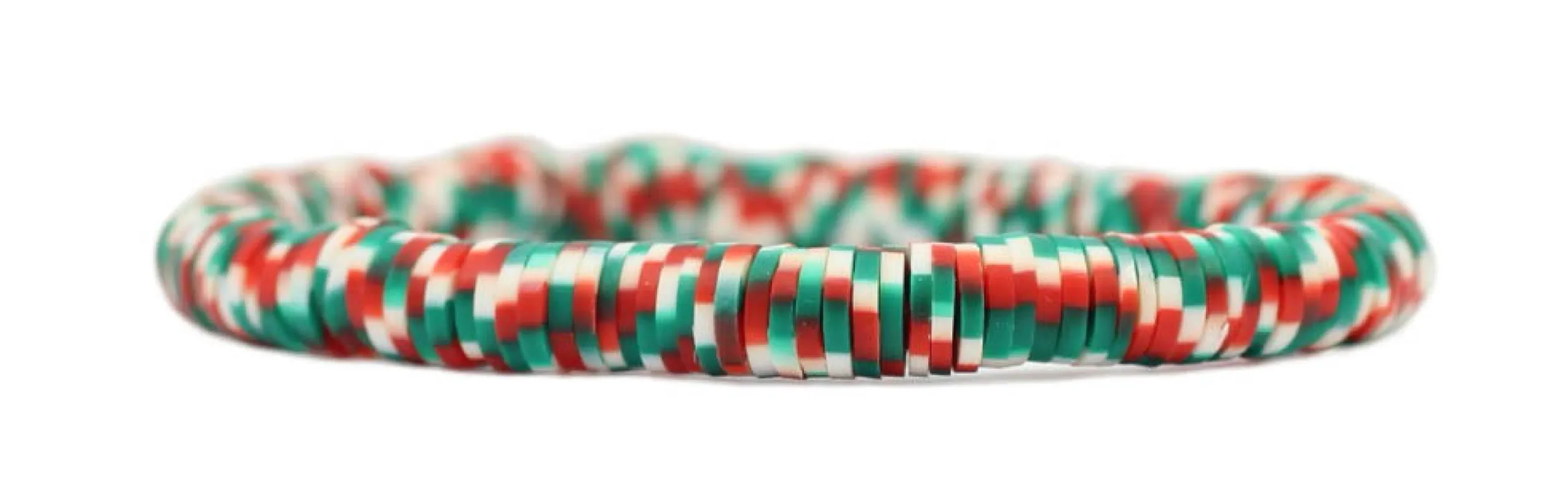 Christmas Mix Stacker Stretch Bracelet sold by Bourbon and Bowties