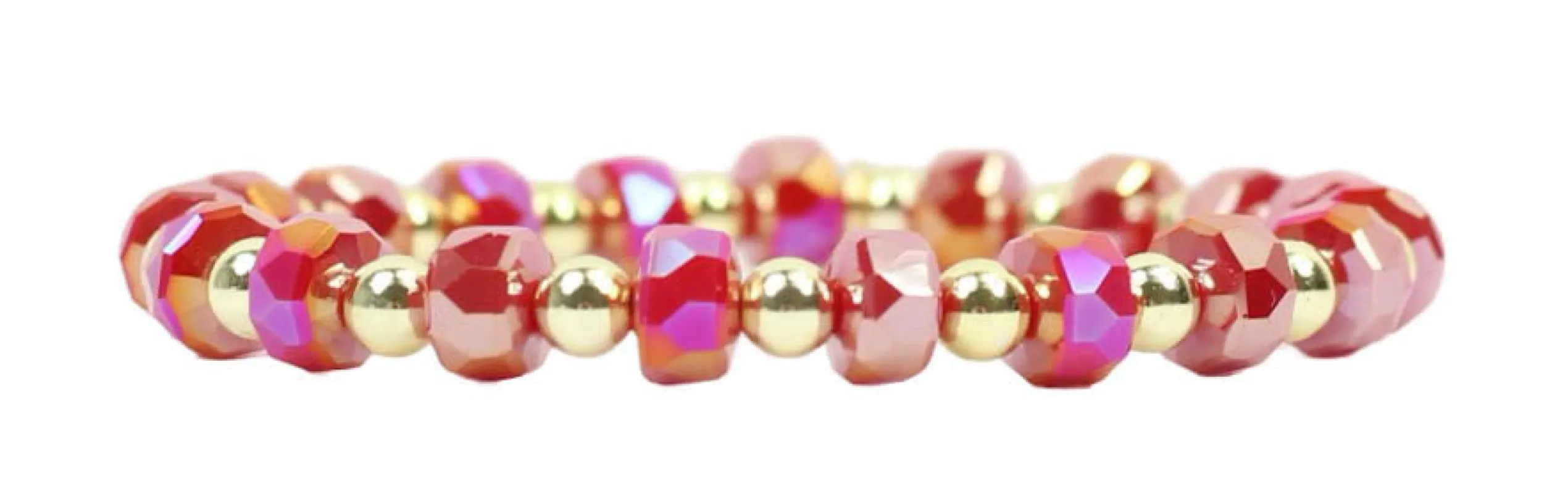 Stacker Stretch Bracelet - Red Sparkle sold by Bourbon and Bowties