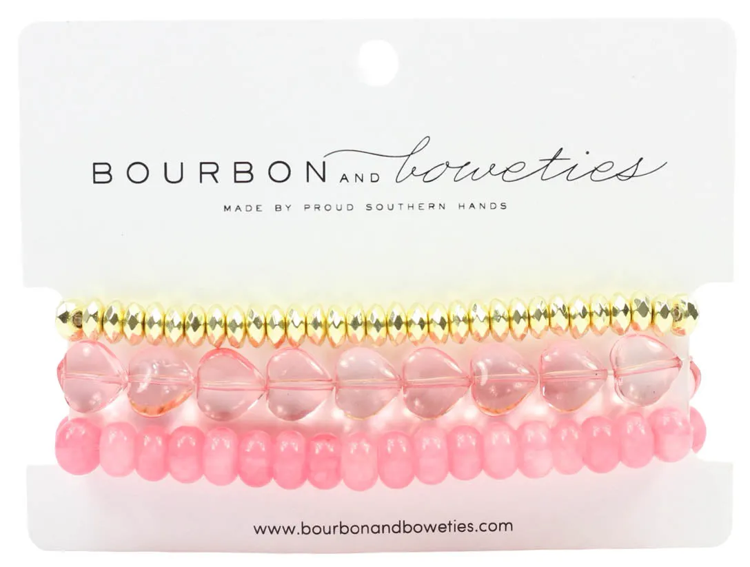 The Sweetheart Stretchy Stack sold by Bourbon and Bowties