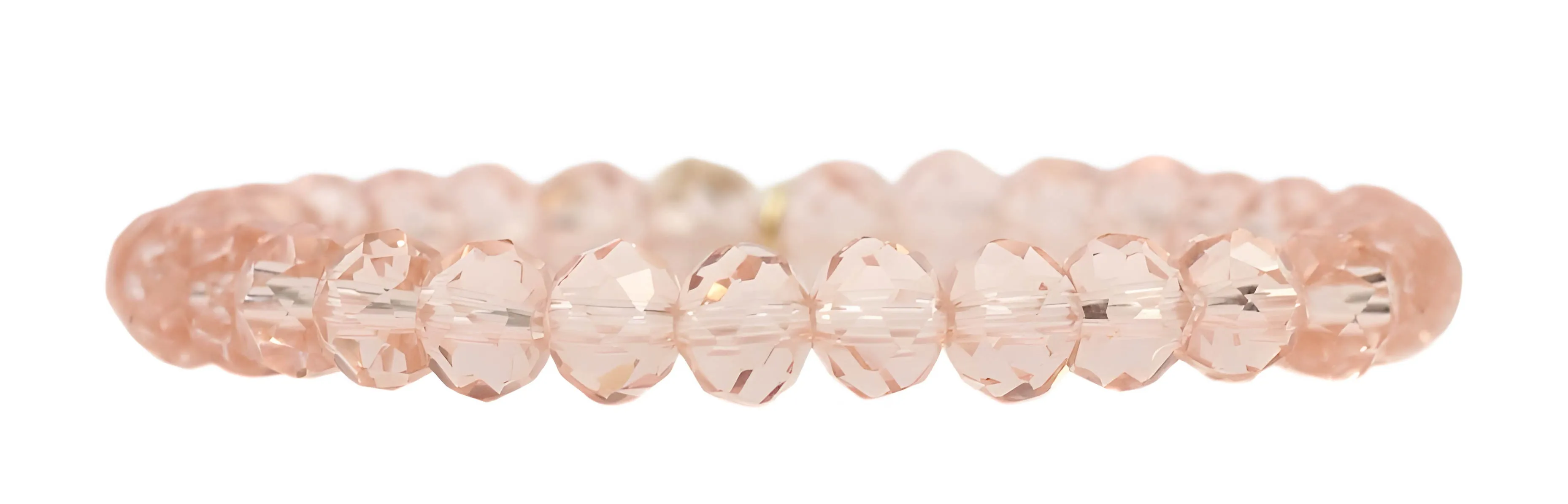 Stacker Stretch Bracelet - Clear Coral sold by Bourbon and Bowties