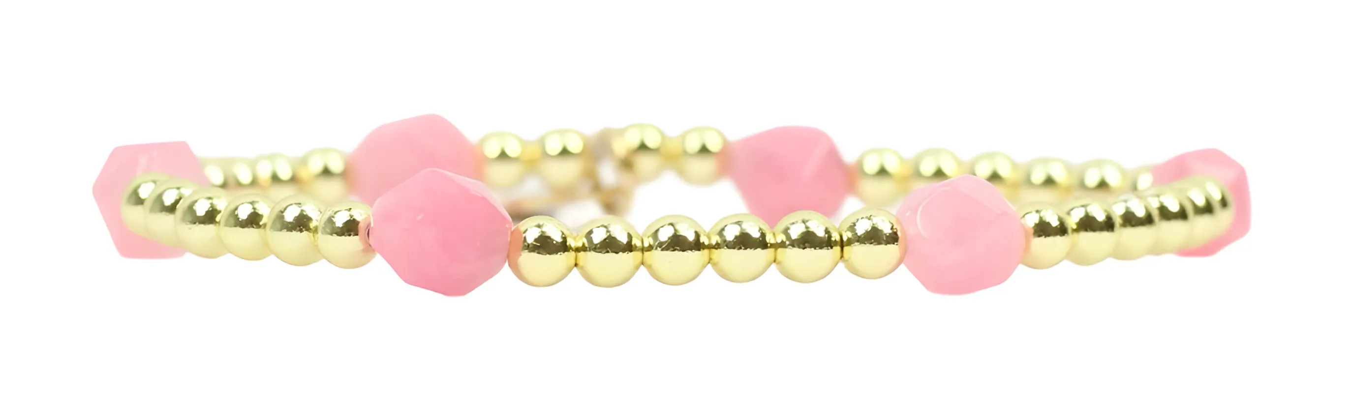 Lexi Stacker Bracelet - Strawberry Pink sold by Bourbon and Bowties