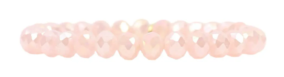Stacker Stretch Bracelet - Blush Rose Sparkle sold by Bourbon and Bowties