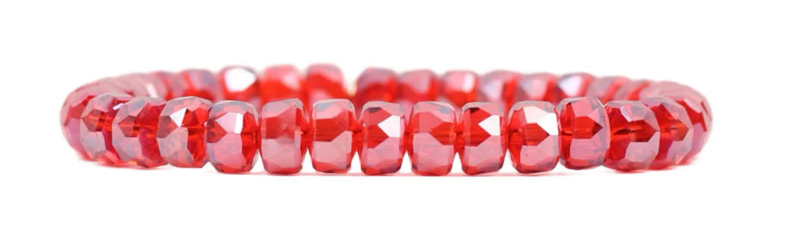 Stacker Stretch Bracelet - Red Sparkle sold by Bourbon and Bowties