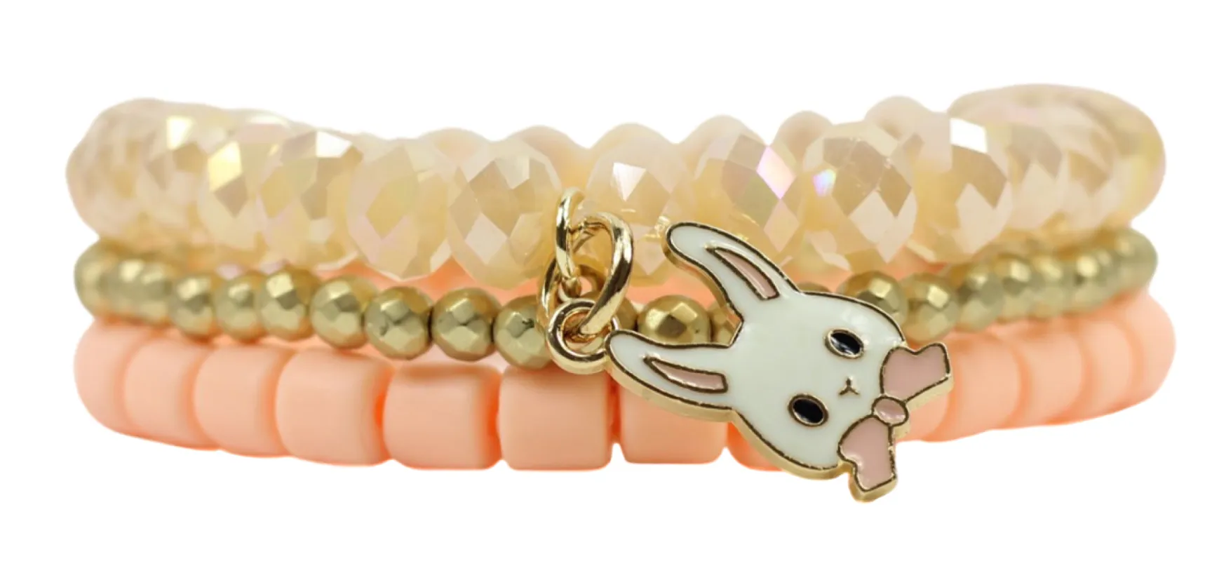 The Bowtie Bunny Stretchy Stack sold by Bourbon and Bowties