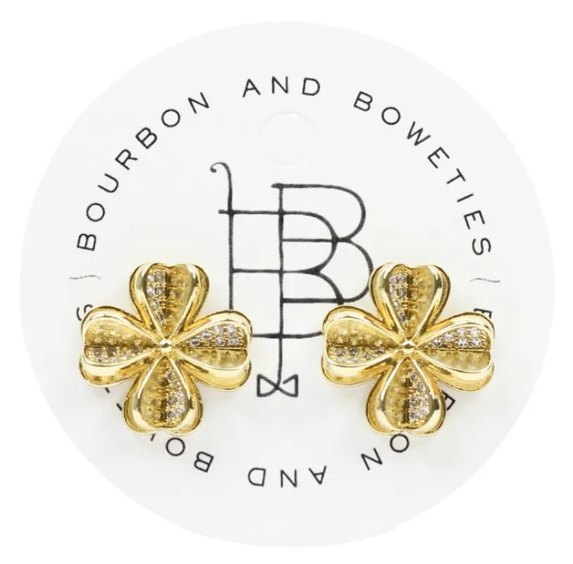Clover Stud Earring sold by Bourbon and Bowties