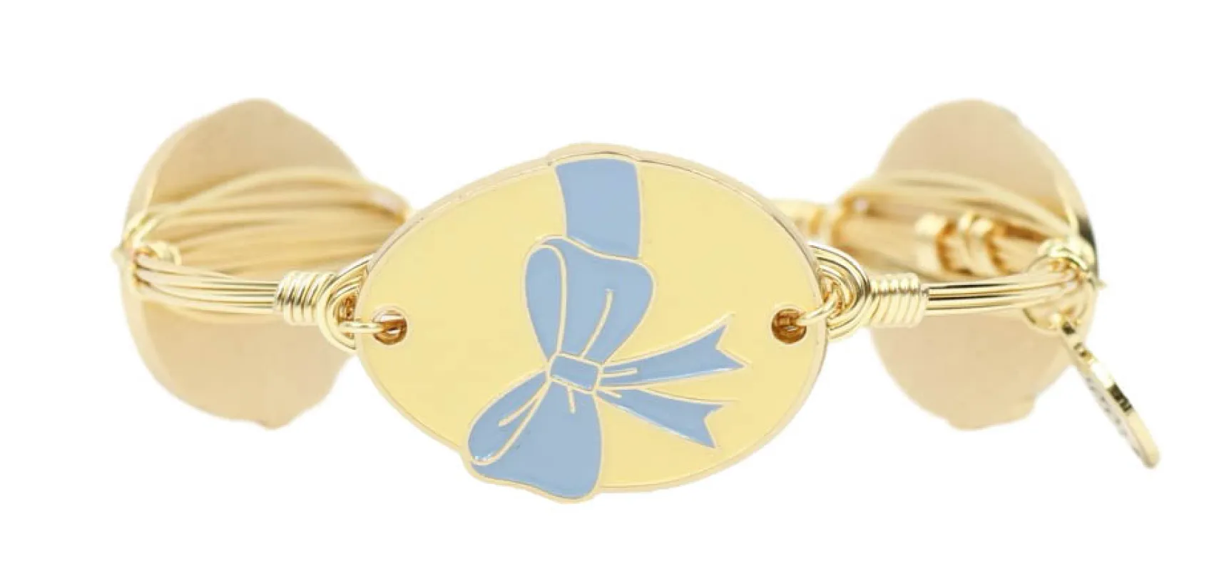 The Easter Egg Bangle Bracelet - Periwinkle Bow sold by Bourbon and Bowties