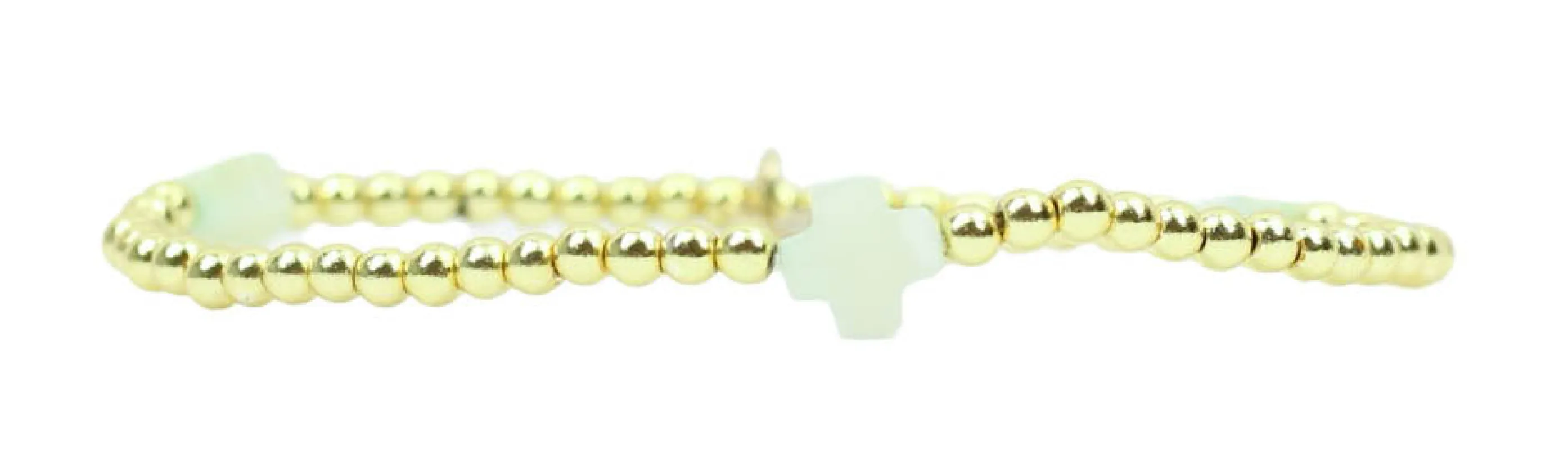 Ella Stacker Stretch Bracelet - Seafoam sold by Bourbon and Bowties